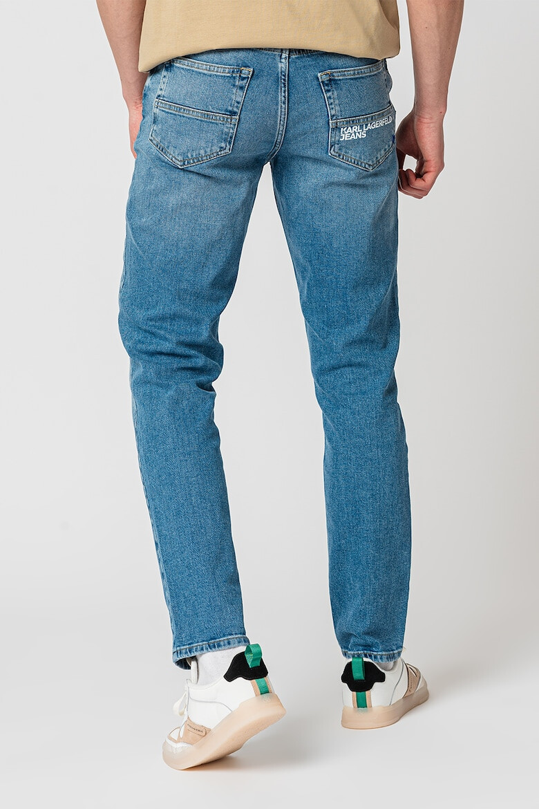 KARL LAGERFELD JEANS Blugi slim fit cu aspect decolorat - Pled.ro