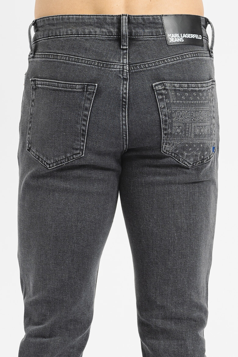 KARL LAGERFELD JEANS Blugi slim fit de bumbac organic - Pled.ro