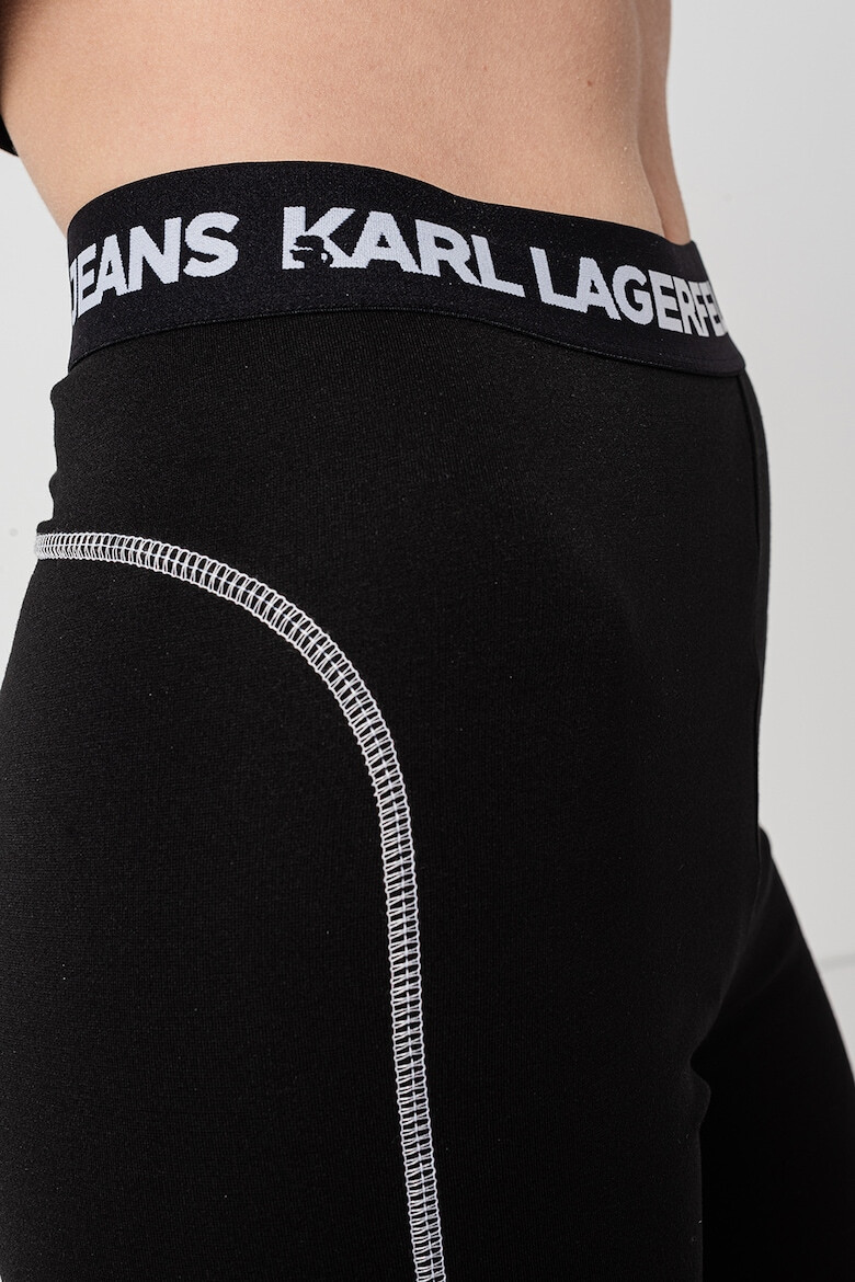 KARL LAGERFELD JEANS Colanti scurti cu cusaturi contrastante - Pled.ro