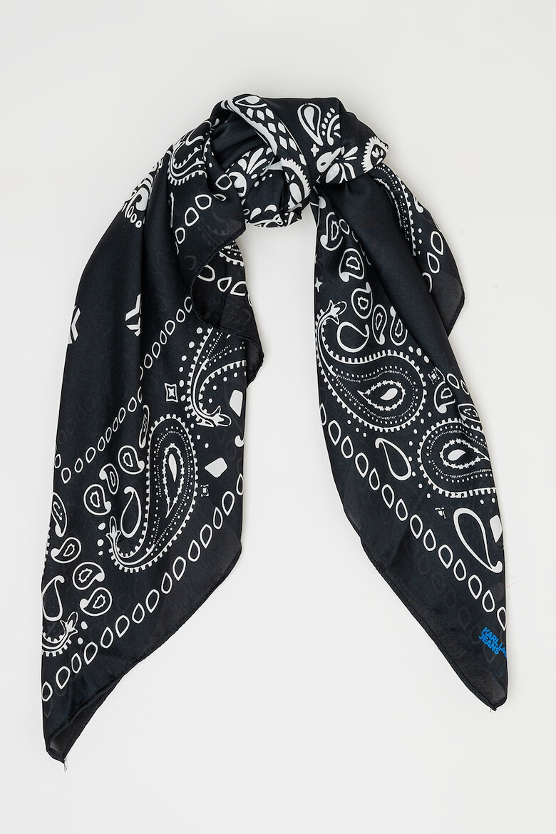 KARL LAGERFELD JEANS Esarfa cu imprimeu paisley - Pled.ro