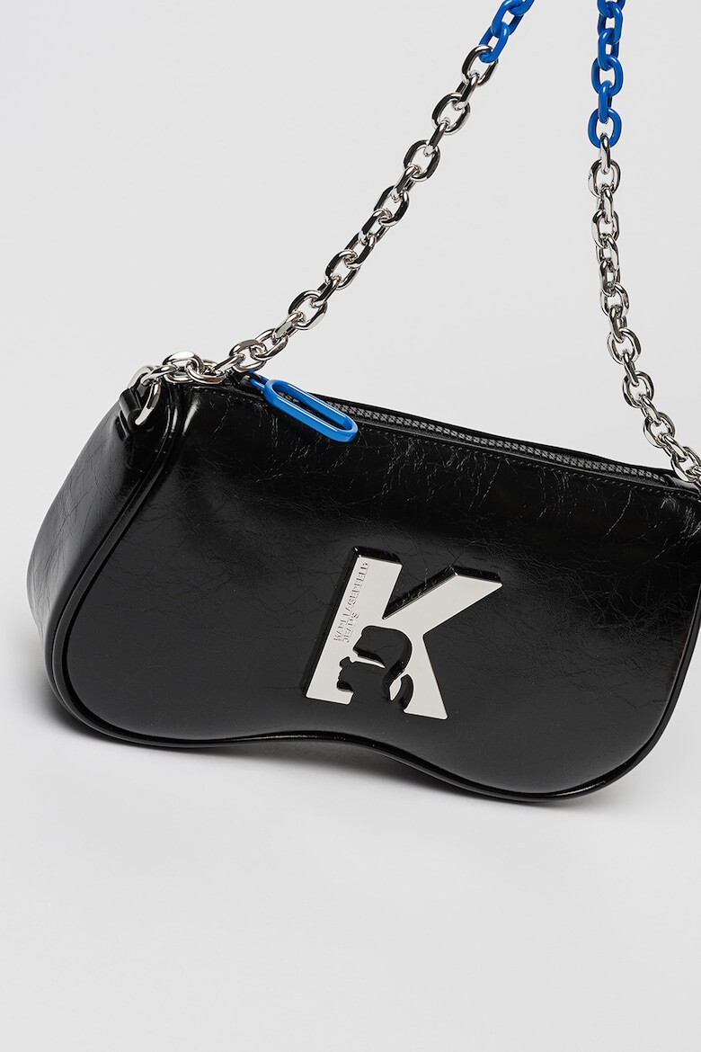 KARL LAGERFELD JEANS Geanta crossbody din piele ecologica cu logo metalic - Pled.ro