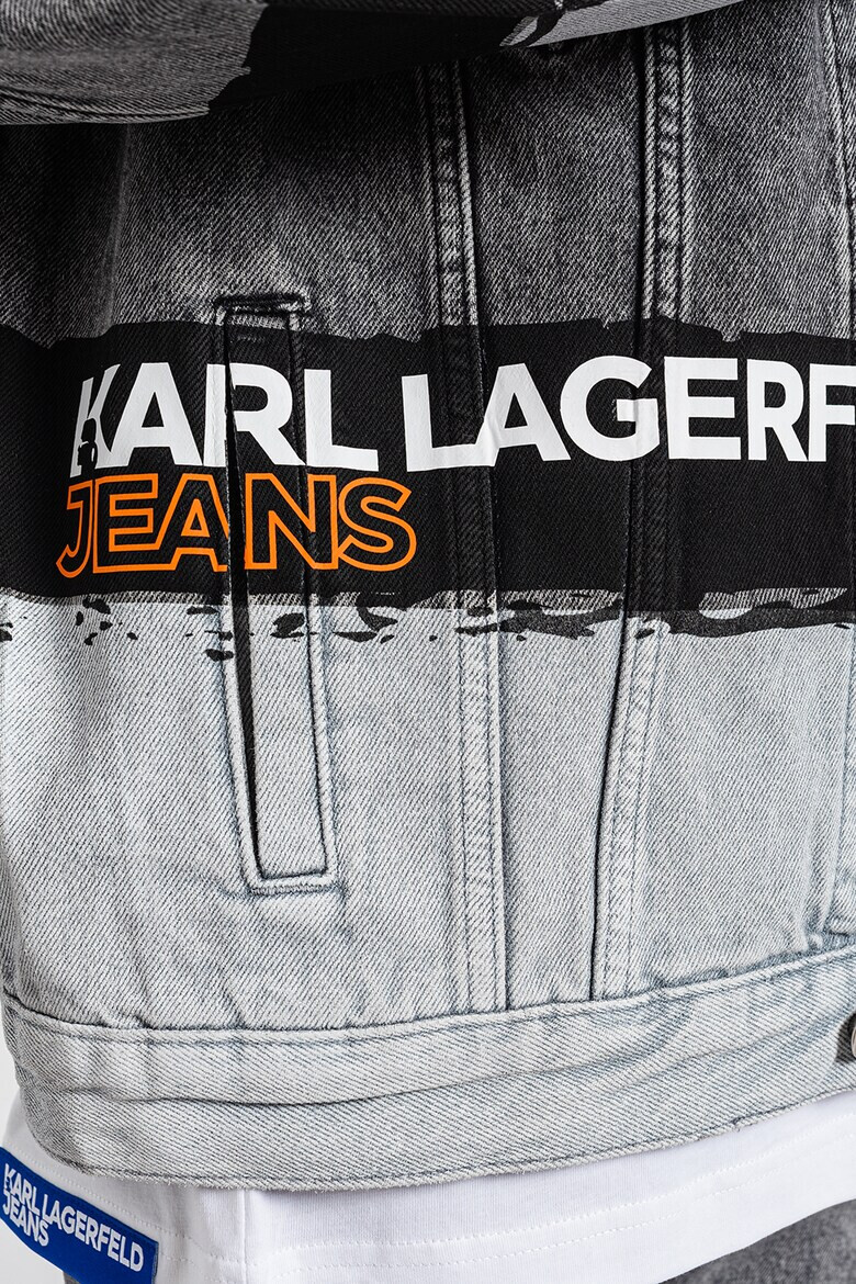 KARL LAGERFELD JEANS Jacheta relaxed fit de denim - Pled.ro