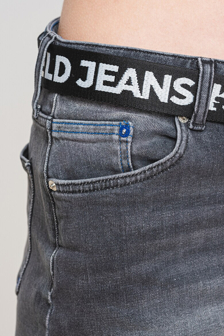 KARL LAGERFELD JEANS Pantaloni scurti din denim cu talie inalta - Pled.ro