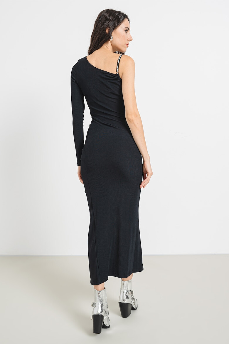 KARL LAGERFELD JEANS Rochie cu decolteu pe umeri si slit lateral - Pled.ro