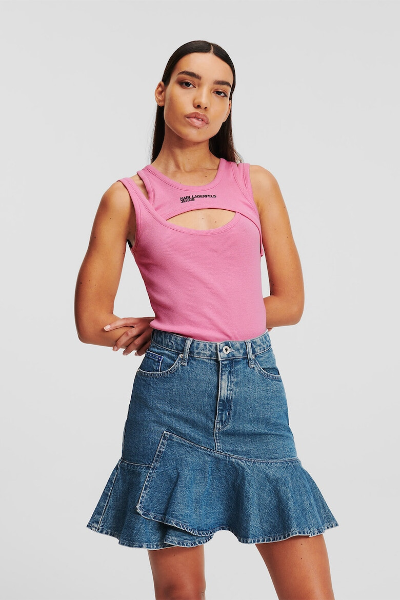 KARL LAGERFELD JEANS Top cu model stratificat - Pled.ro