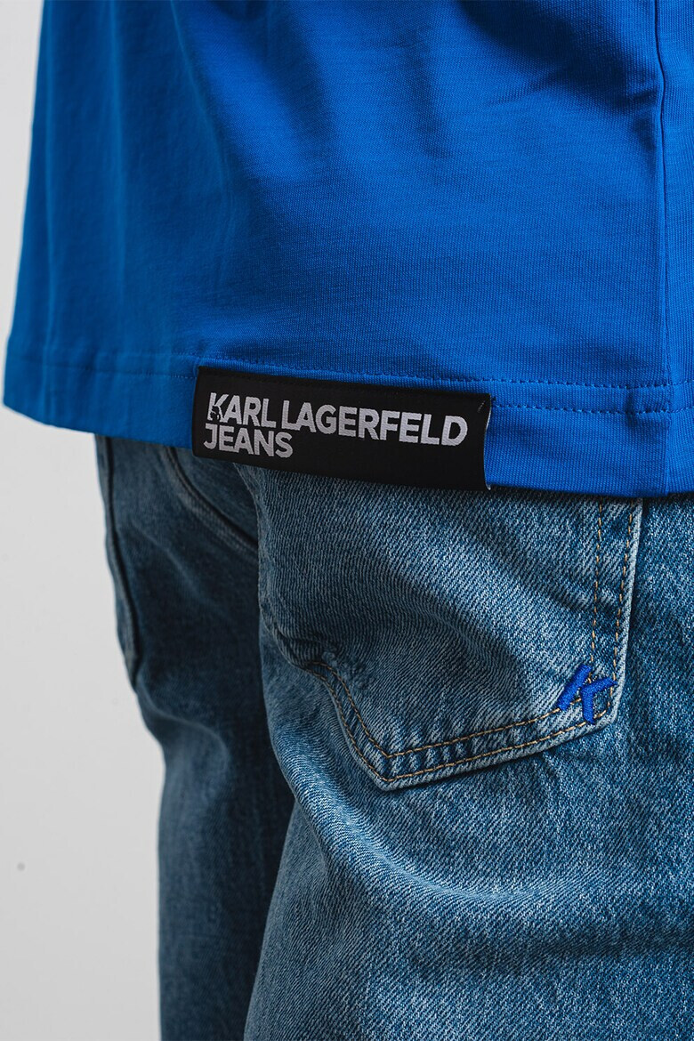 KARL LAGERFELD JEANS Tricou regular fit cu imprimeu logo - Pled.ro