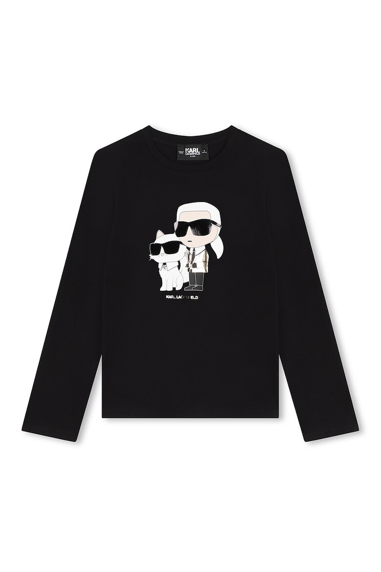 KARL LAGERFELD KIDS Bluza cu logo - Pled.ro