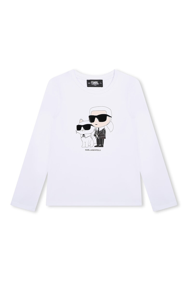 KARL LAGERFELD KIDS Bluza cu logo - Pled.ro