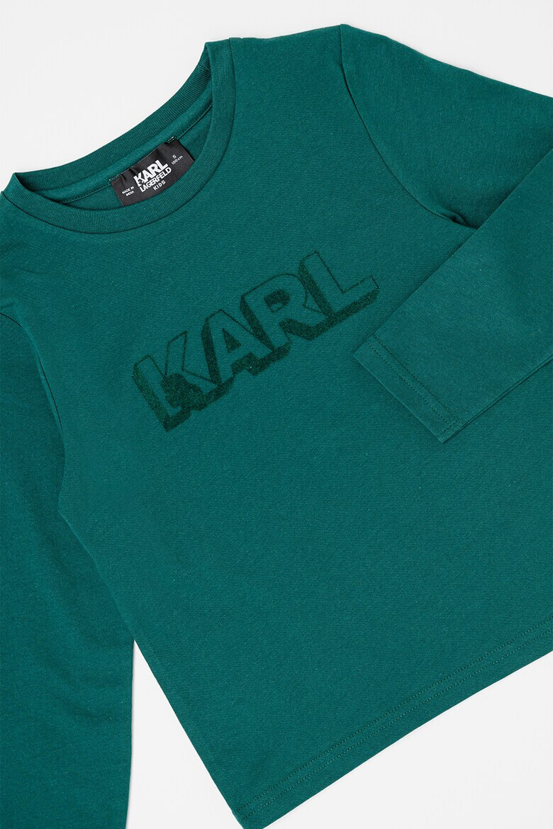 KARL LAGERFELD KIDS Bluza de trening cu imprimeu logo - Pled.ro