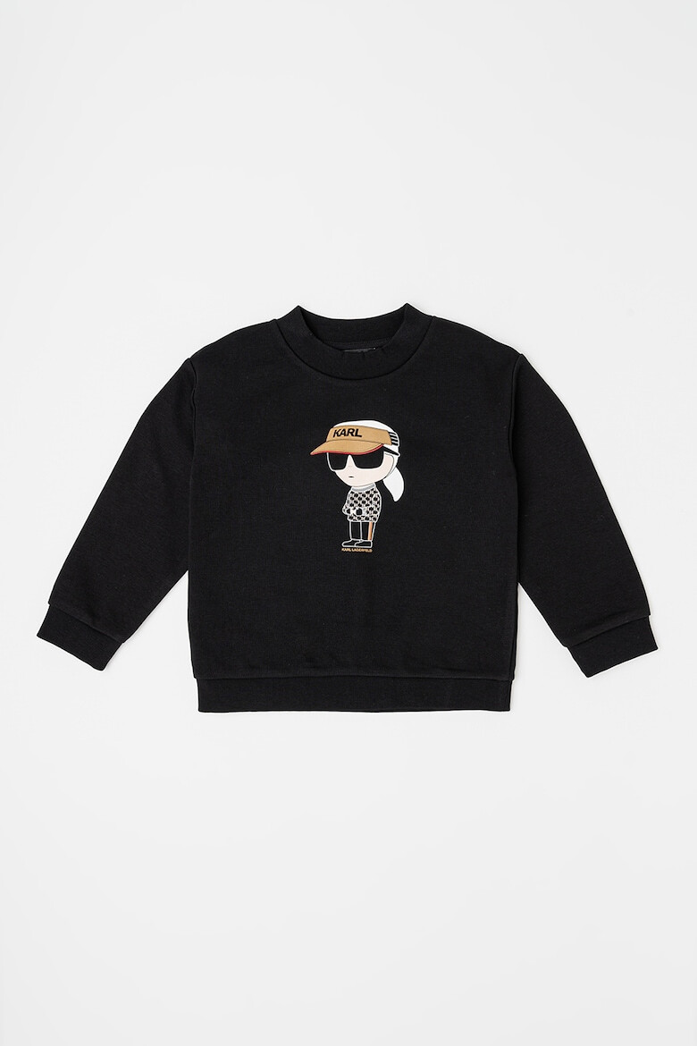 KARL LAGERFELD KIDS Bluza de trening cu imprimeu logo - Pled.ro