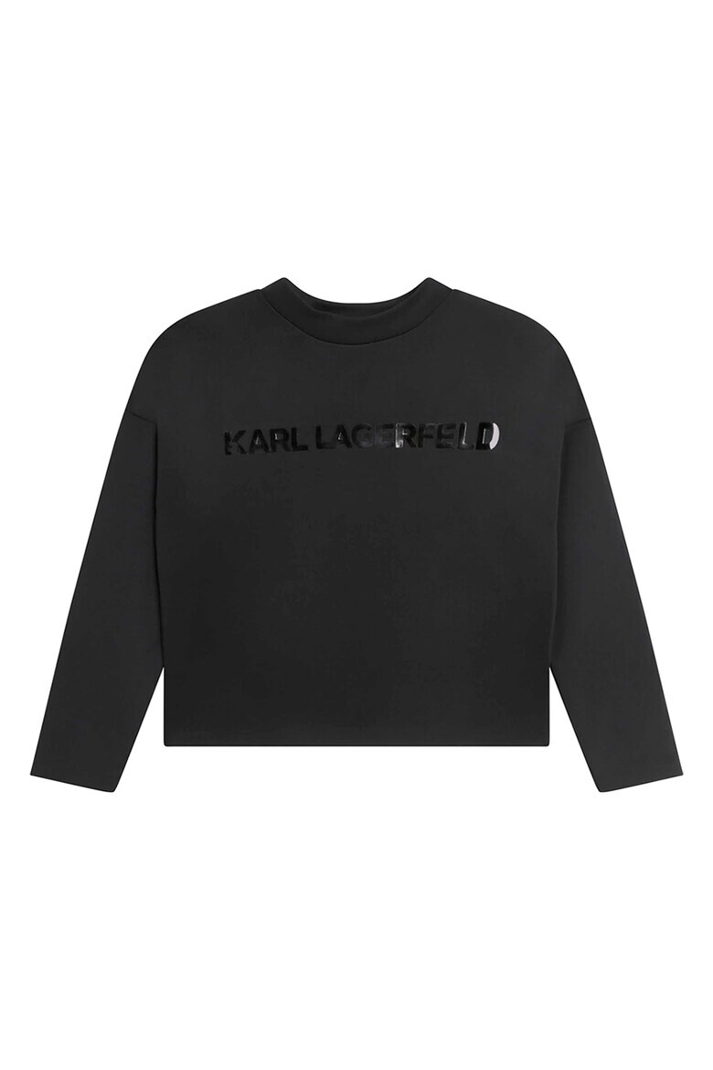 KARL LAGERFELD KIDS Bluza sport cu imprimeu logo - Pled.ro