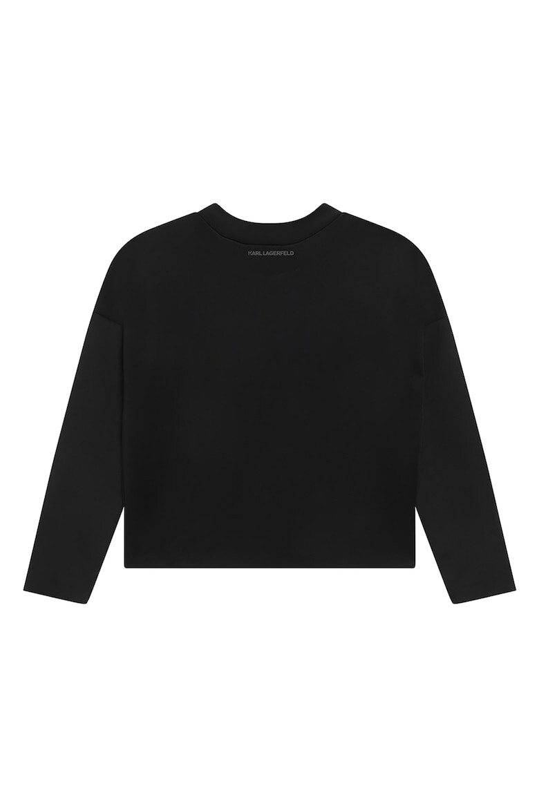 KARL LAGERFELD KIDS Bluza sport cu imprimeu logo - Pled.ro