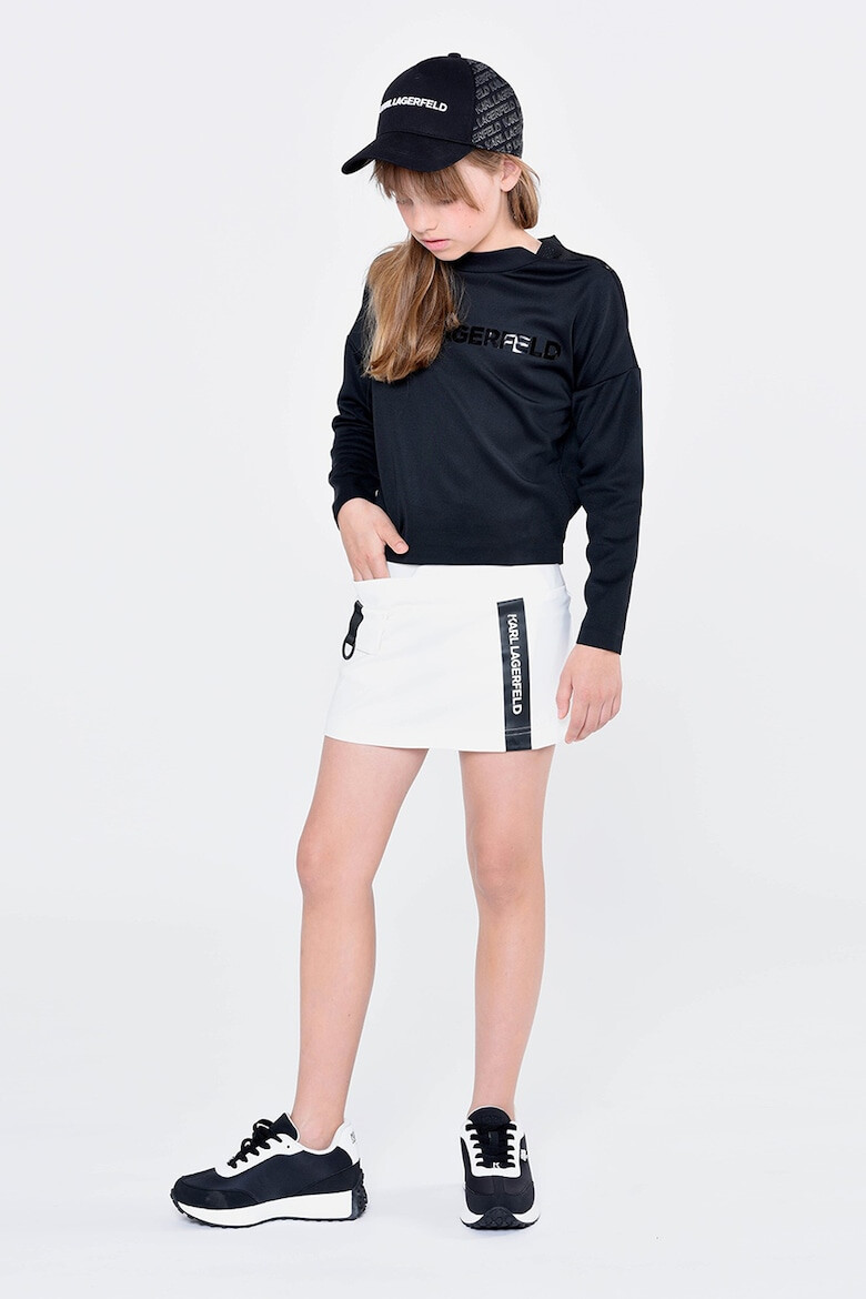 KARL LAGERFELD KIDS Bluza sport cu imprimeu logo - Pled.ro