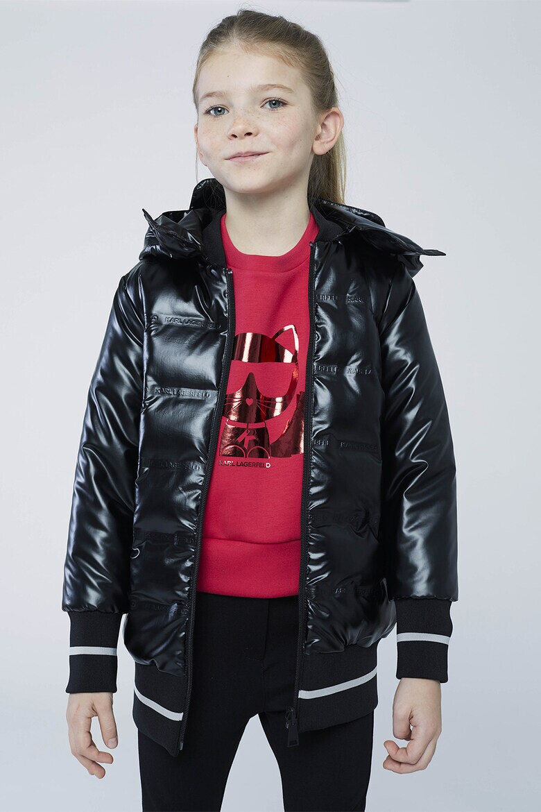 KARL LAGERFELD KIDS Geaca convertibila cu vatelina subtire - Pled.ro