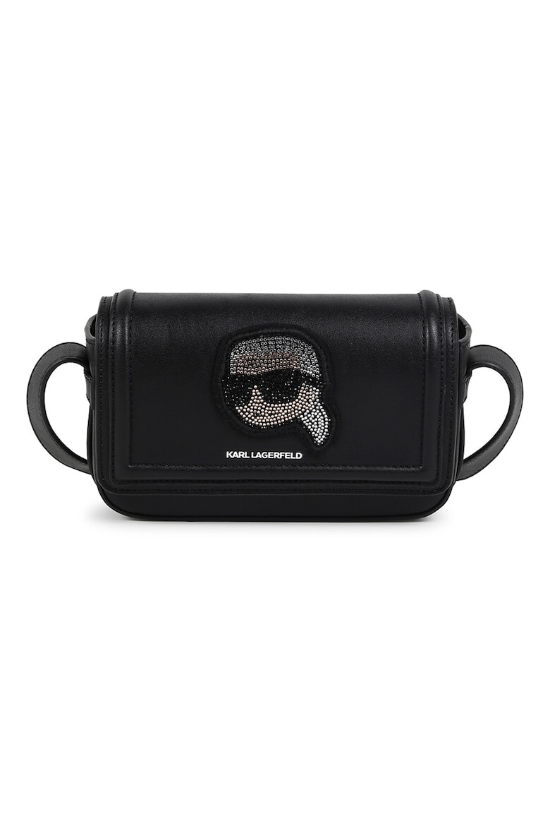 KARL LAGERFELD KIDS Geanta crossbody cu logo din strasuri - Pled.ro