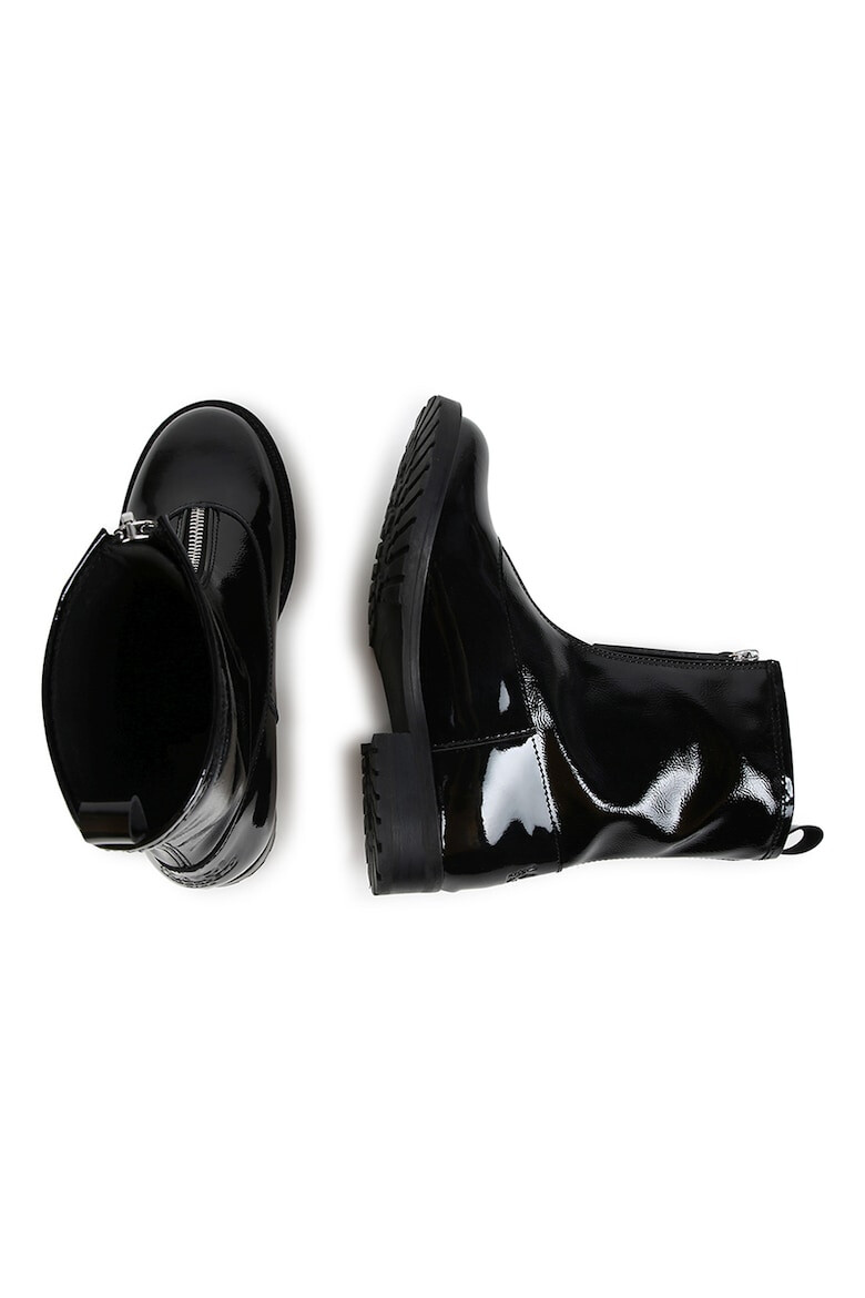 KARL LAGERFELD KIDS Ghete de piele lacuita - Pled.ro