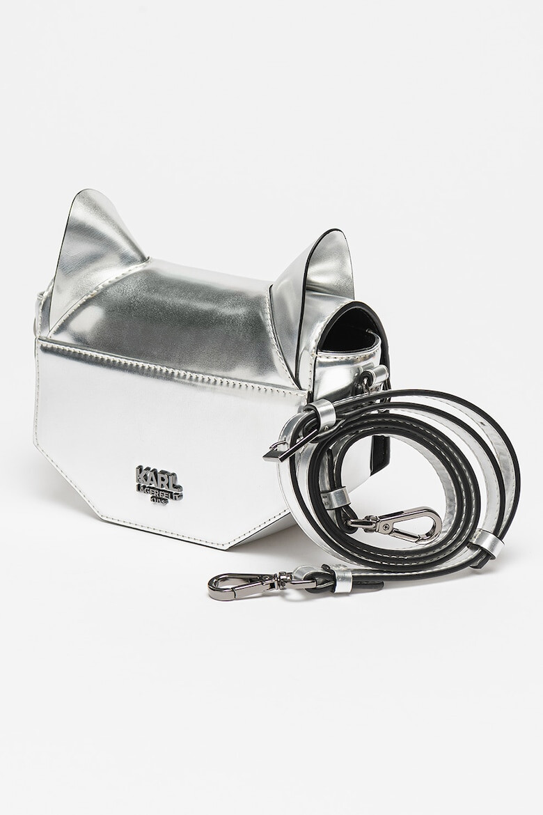 KARL LAGERFELD KIDS KARL LAGERFELD Geanta crossbody de piele ecologica cu model Choupette - Pled.ro