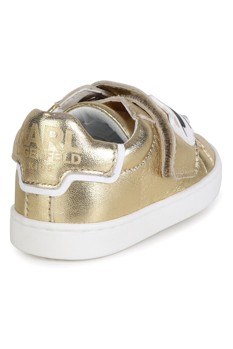 KARL LAGERFELD KIDS KARL LAGERFELD Pantofi din piele cu aplicatie logo - Pled.ro