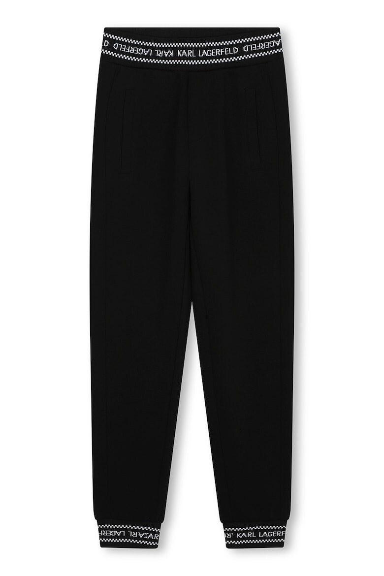 KARL LAGERFELD KIDS Pantaloni de trening cu banda logo in talie - Pled.ro