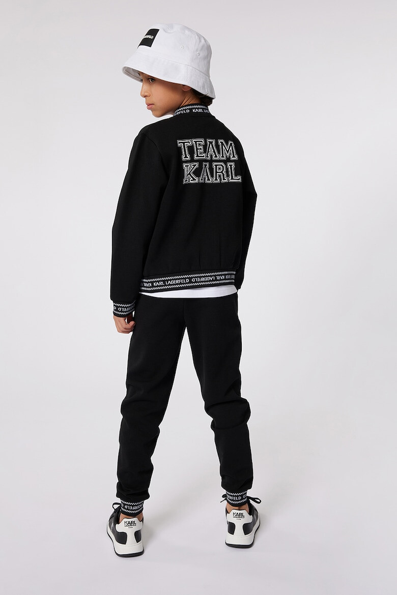 KARL LAGERFELD KIDS Pantaloni de trening cu banda logo in talie - Pled.ro