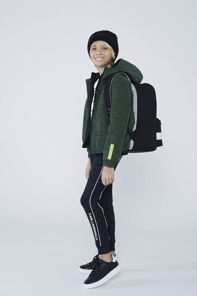 KARL LAGERFELD KIDS Pantaloni sport cu detaliu logo - Pled.ro