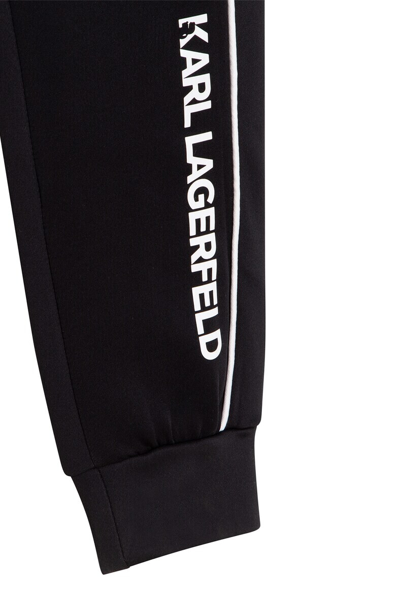 KARL LAGERFELD KIDS Pantaloni sport cu detaliu logo - Pled.ro