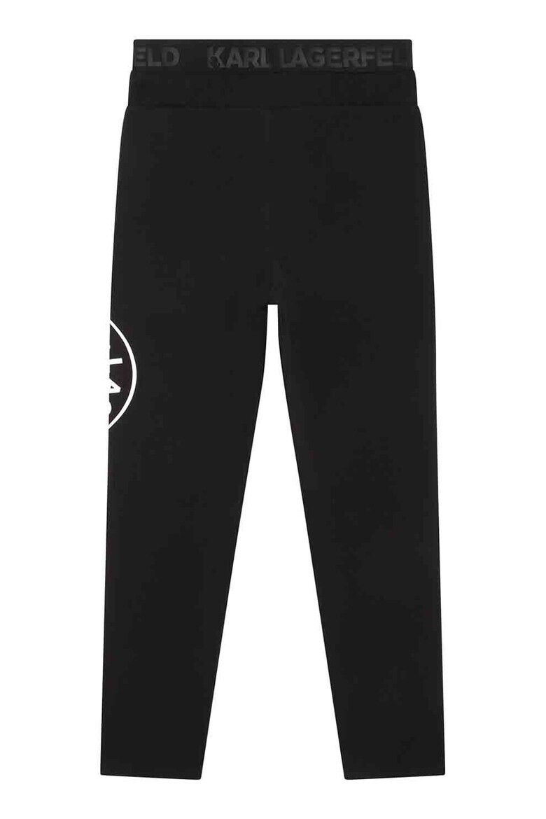 KARL LAGERFELD KIDS Pantaloni sport cu imprimeu logo - Pled.ro