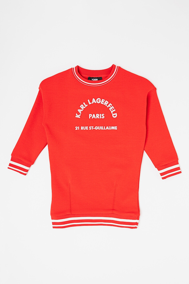 KARL LAGERFELD KIDS Rochie mini cu imprimeu logo - Pled.ro