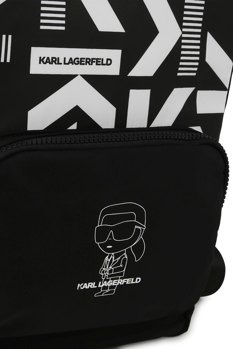 KARL LAGERFELD KIDS Rucsac cu imprimeu logo - Pled.ro