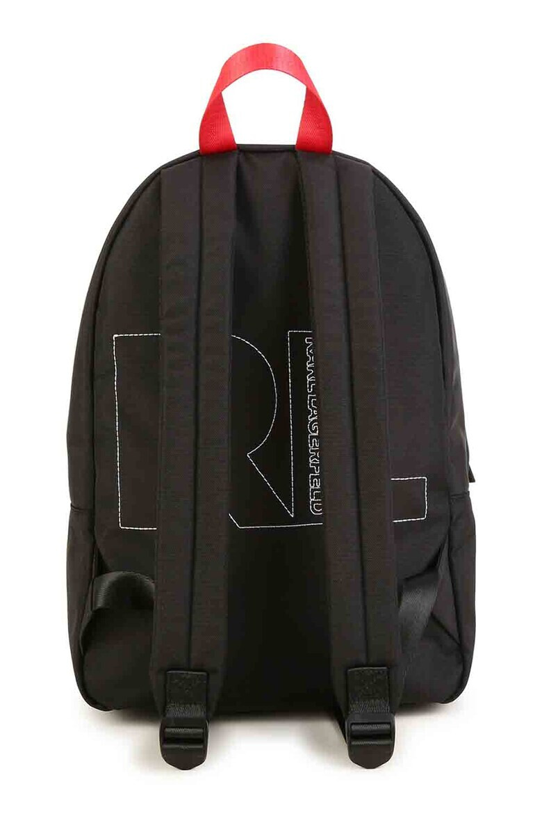 KARL LAGERFELD KIDS Rucsac cu imprimeu si buzunar exterior cu fermoar - Pled.ro