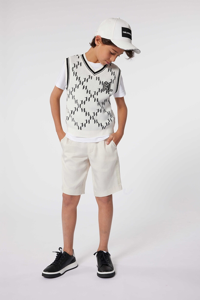 KARL LAGERFELD KIDS Sapca baseball din bumbac cu logo - Pled.ro