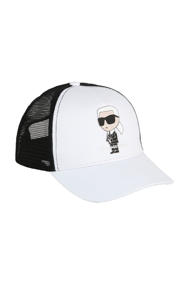 KARL LAGERFELD KIDS Sapca trucker din bumbac cu detaliu logo - Pled.ro