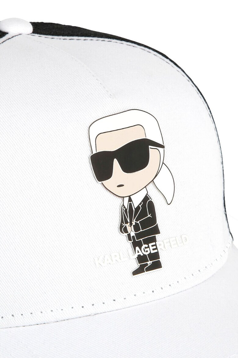 KARL LAGERFELD KIDS Sapca trucker din bumbac cu detaliu logo - Pled.ro