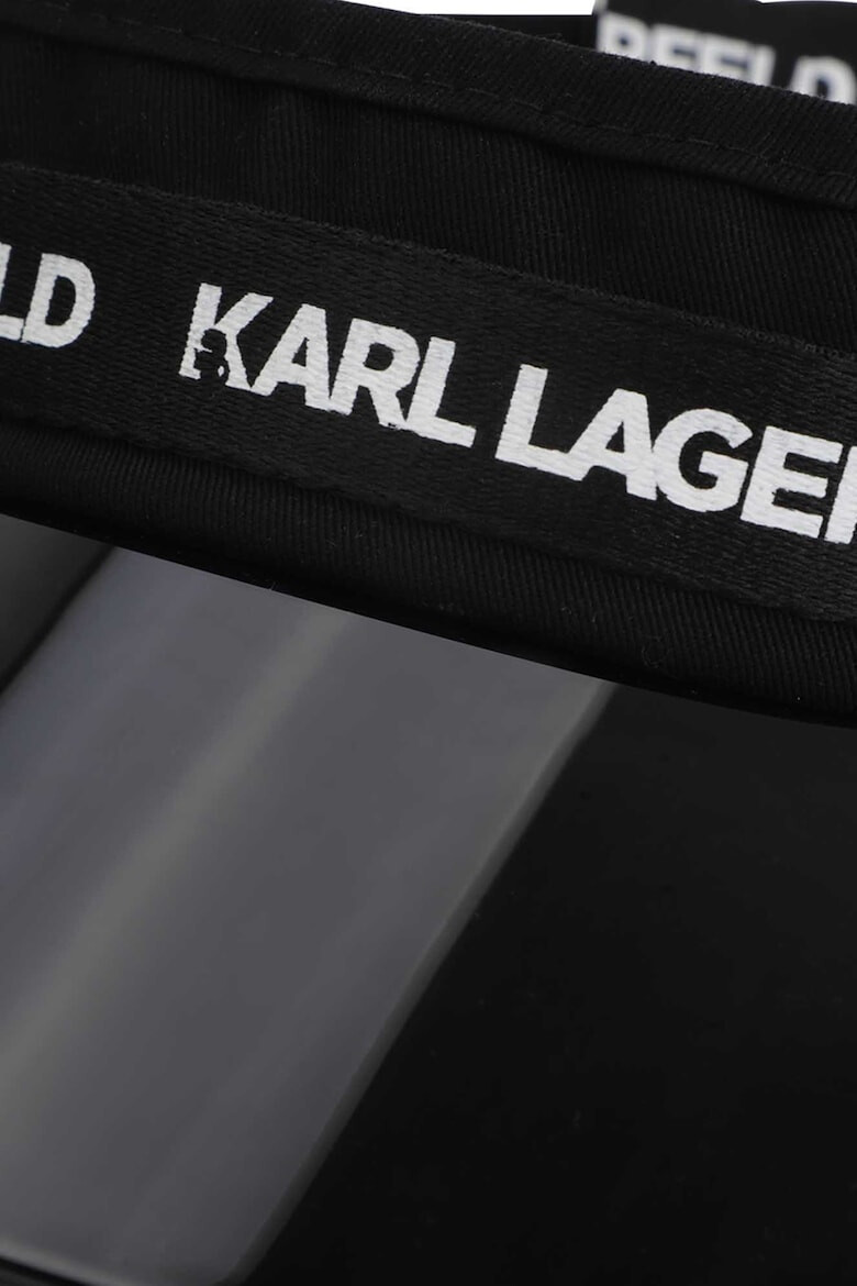 KARL LAGERFELD KIDS Sapca-vizor cu banda logo - Pled.ro