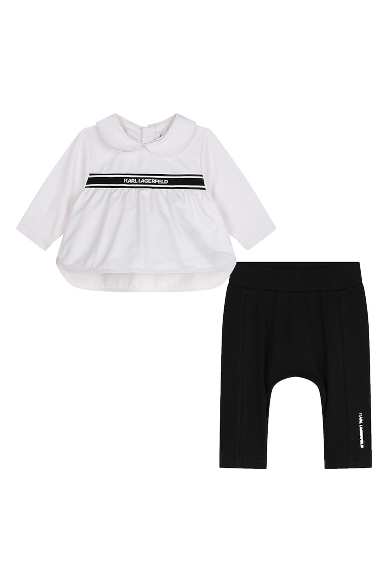 KARL LAGERFELD KIDS Set de bluza si colanti - Pled.ro