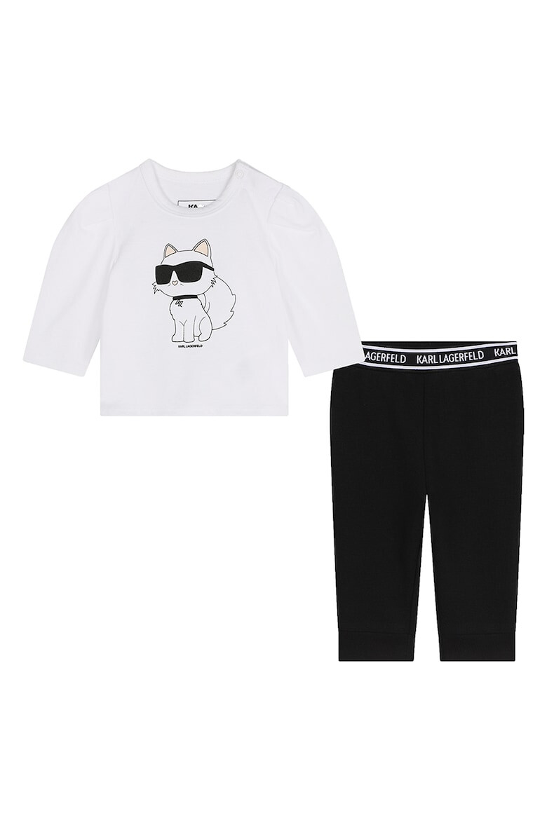 KARL LAGERFELD KIDS Set de bluza si colanti - Pled.ro