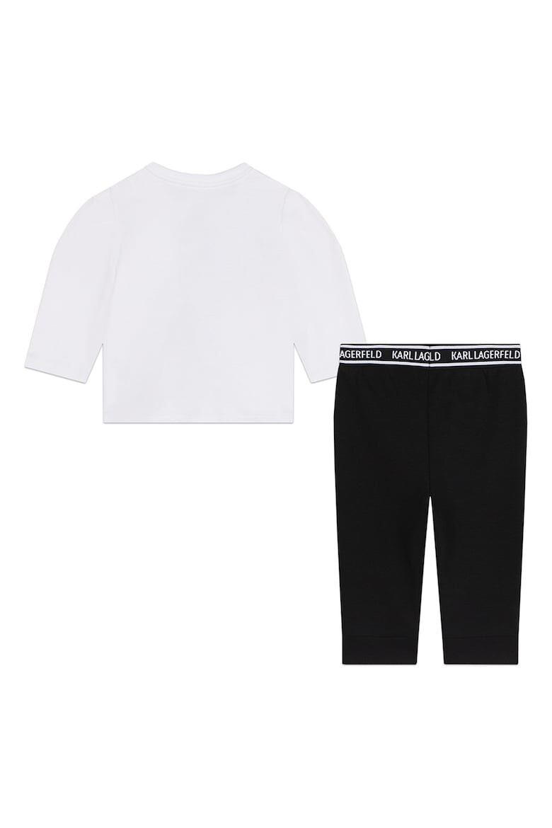 KARL LAGERFELD KIDS Set de bluza si colanti - Pled.ro