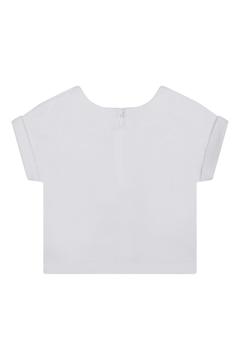 KARL LAGERFELD KIDS Set de tricou din amestec de bumbac cu rochie - 2 piese - Pled.ro