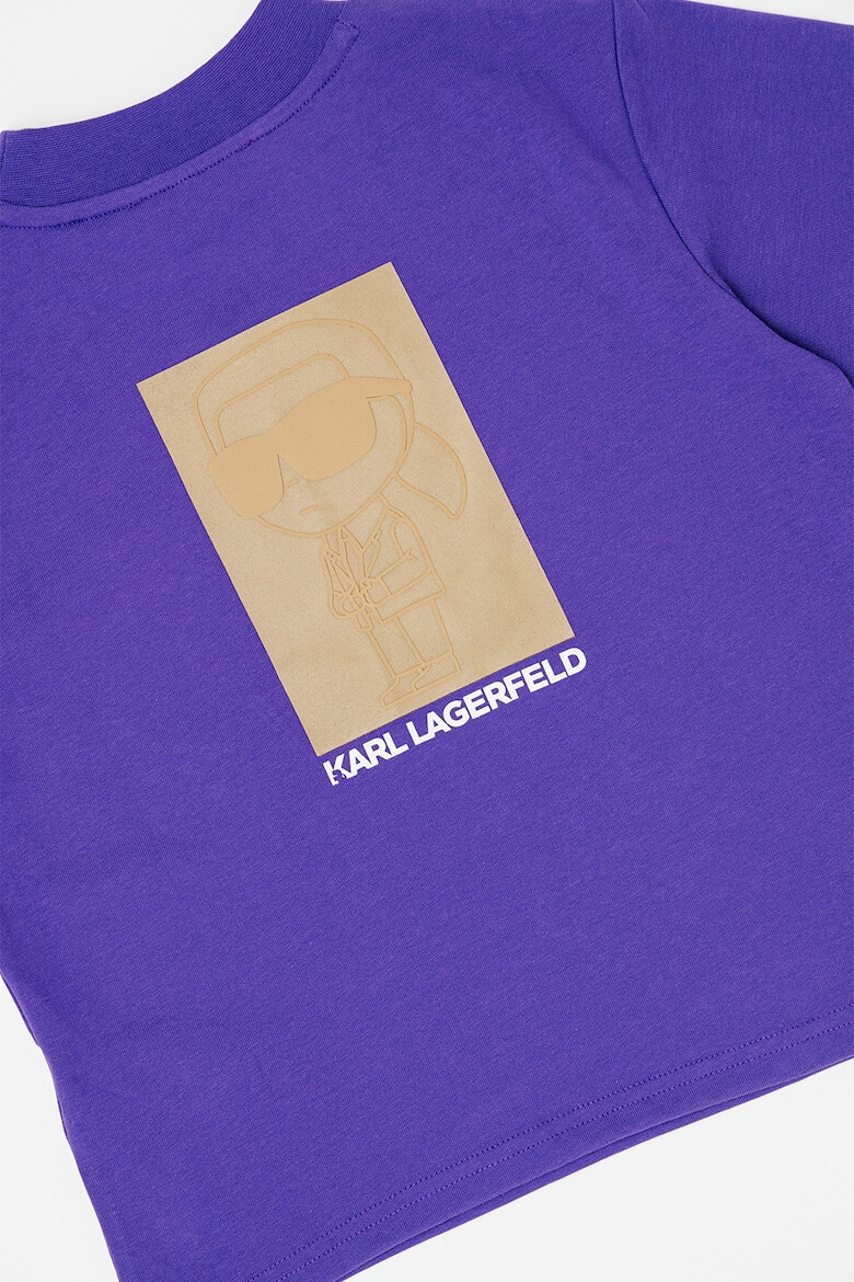 KARL LAGERFELD KIDS Tricou cu imprimeu logo - Pled.ro