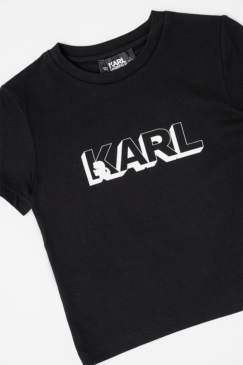 KARL LAGERFELD KIDS Tricou cu imprimeu logo - Pled.ro