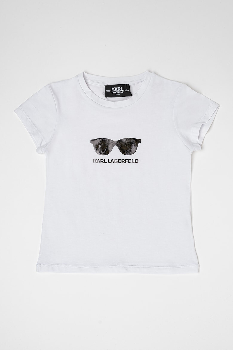 KARL LAGERFELD KIDS Tricou cu imprimeu logo - Pled.ro