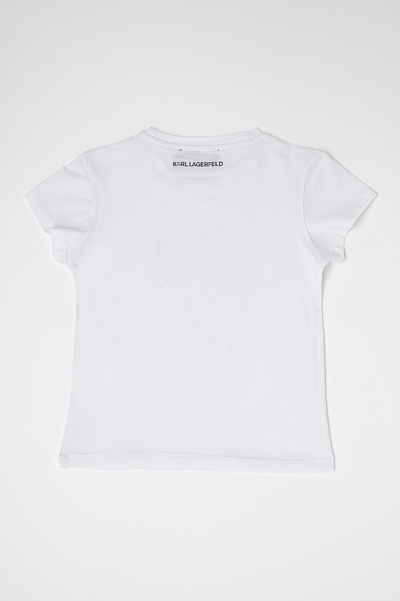 KARL LAGERFELD KIDS Tricou cu imprimeu logo - Pled.ro