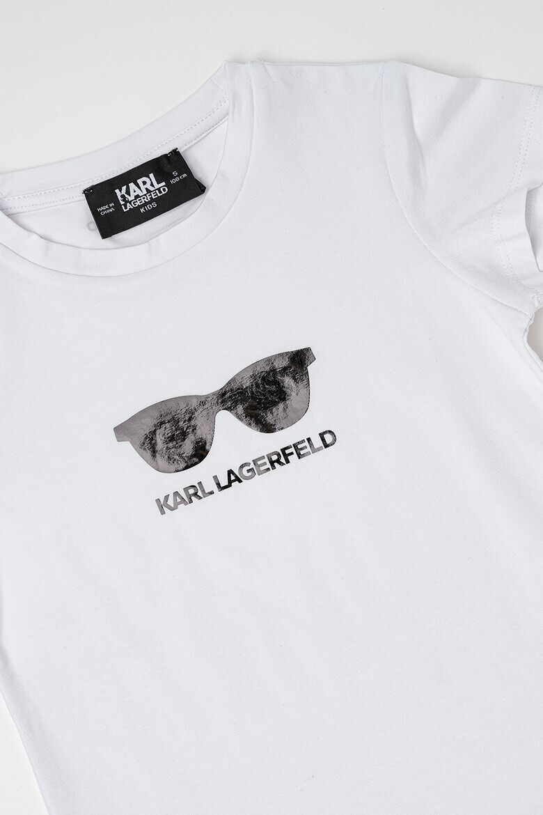 KARL LAGERFELD KIDS Tricou cu imprimeu logo - Pled.ro