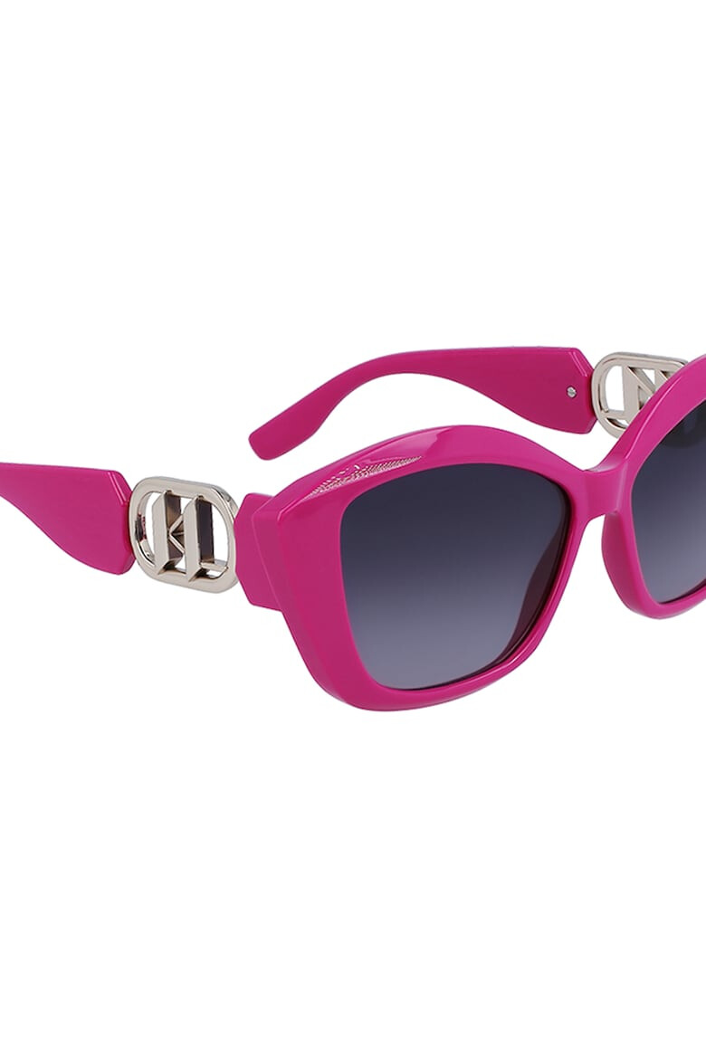 Karl Lagerfeld Ochelari de soare cat-eye cu detalii logo - Pled.ro