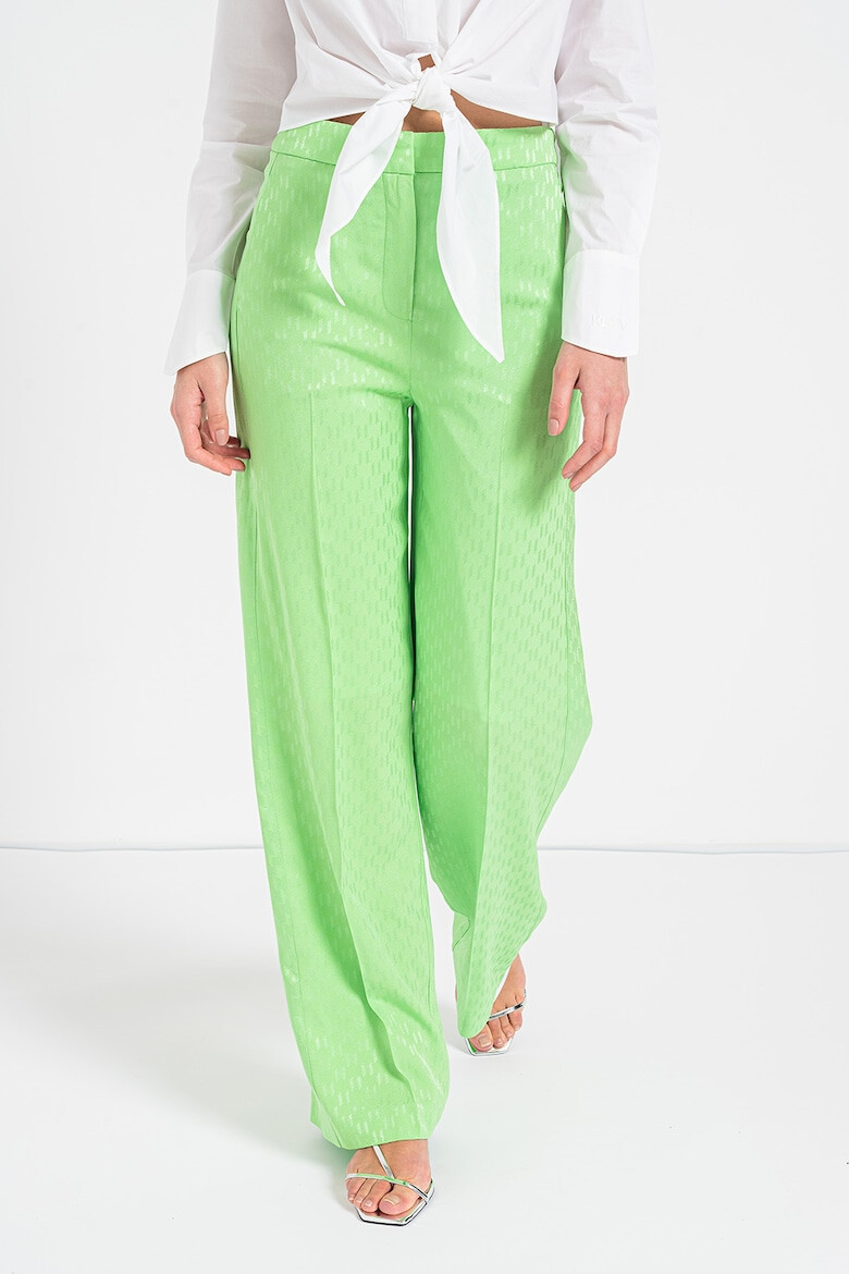 Karl Lagerfeld Pantaloni ampli de satin - Pled.ro