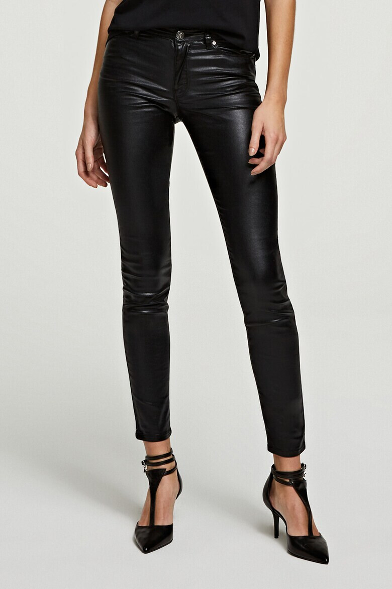 Karl Lagerfeld Pantaloni skinny cu aspect peliculizat - Pled.ro