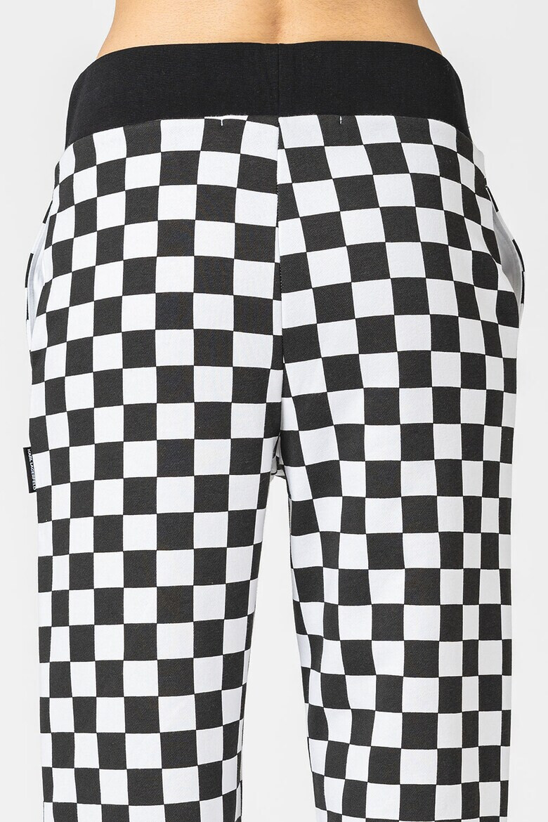 Karl Lagerfeld Pantaloni sport cu model in carouri Ikonik - Pled.ro