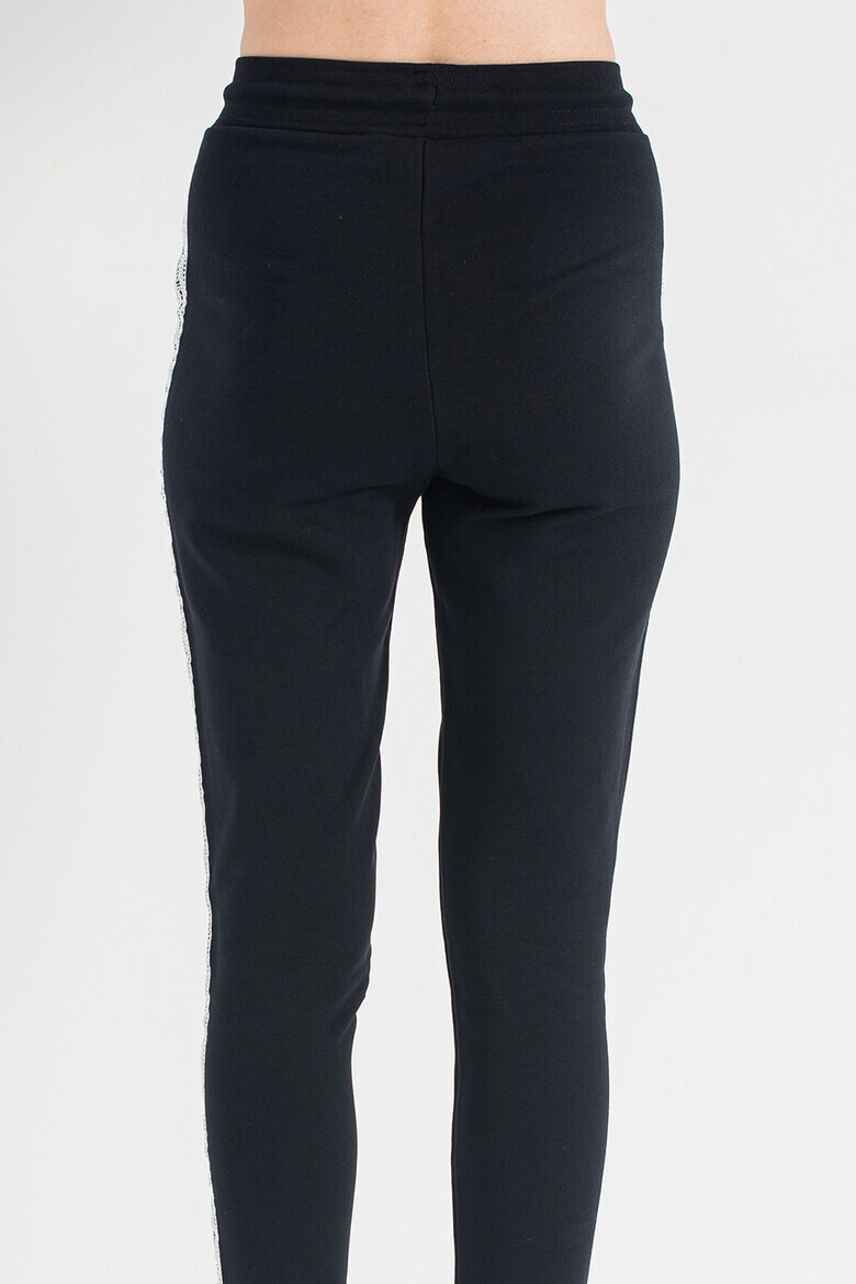 Karl Lagerfeld Pantaloni sport de bumbac organic cu banda cu logo - Pled.ro