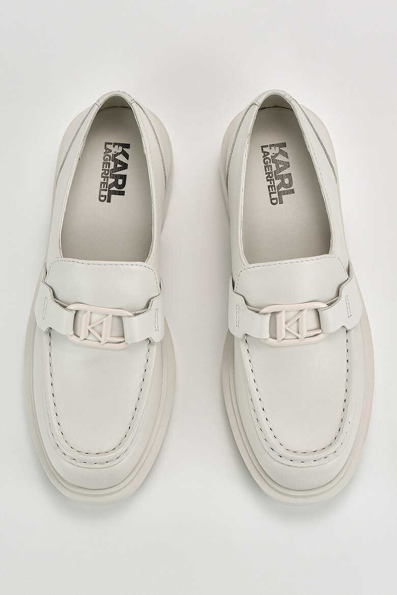 Karl Lagerfeld Pantofi loafer de piele cu logo - Pled.ro