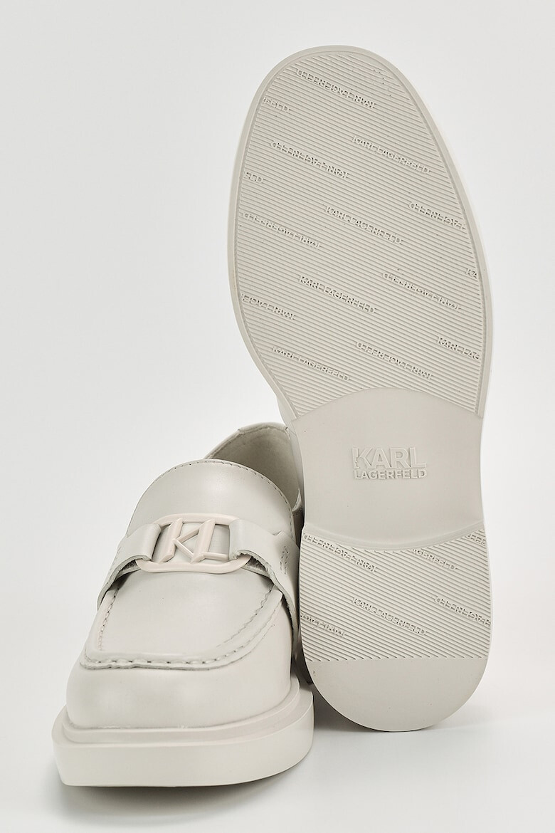 Karl Lagerfeld Pantofi loafer de piele cu logo - Pled.ro